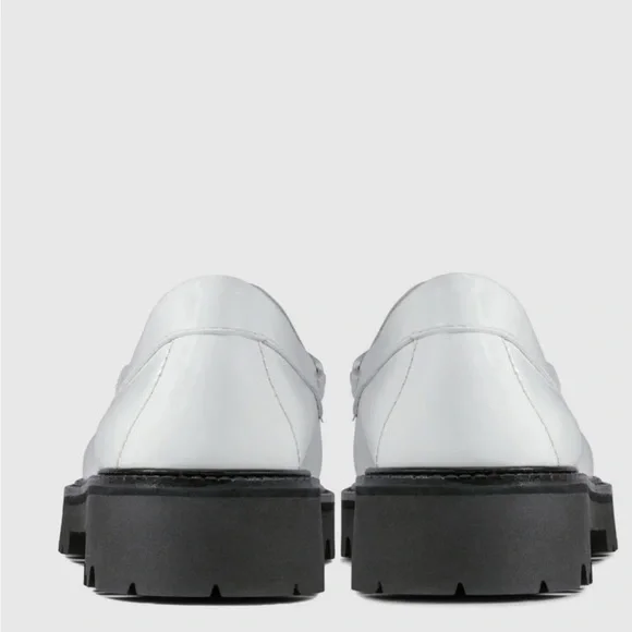 G.H. BASS WOMENS WHITNEY LUG WEEJUNS LOAFER Elegant White Loafers for Women - Picture 4 of 5